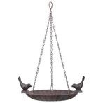 Hangend vogelbad met twee vogels – Handgegoten ambacht en, Dieren en Toebehoren, Verzenden, Nieuw