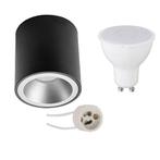 Voordeelset Opbouwspot Set - Pragmi Cliron Pro - GU10, Metaal of Aluminium, Nieuw, Ophalen of Verzenden, Led