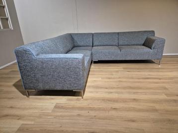 Montel Fresh Hoekbank - Stof - Grijs - ZGAN - Design beschikbaar voor biedingen