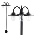 Dolce Retro 3 Lichts lantaarn Zwart Buitenverlichting, Tuin en Terras, Buitenverlichting, Verzenden, Staande lamp, 50 tot 250 watt