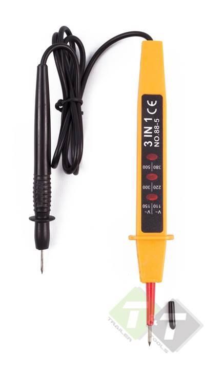 Spanningzoeker - LED 3 In 1 - Spanningstester - 110 Tot 380, Auto-onderdelen, Elektronica en Kabels, Nieuw, Universele onderdelen