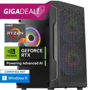 Ryzen 7 - RTX 5050 - 32GB - 1TB  - WiFi - BT - Game PC, Computers en Software, Desktop Pc's