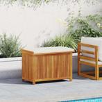 vidaXL Kussenbox voor buiten 90x50x60,5 cm massief, Tuin en Terras, Verzenden, Nieuw