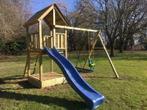 Speeltoestel buiten | Riddertoren met schommel en glijbaan!, Kinderen en Baby's, Speelgoed | Buiten | Speeltoestellen, Verzenden