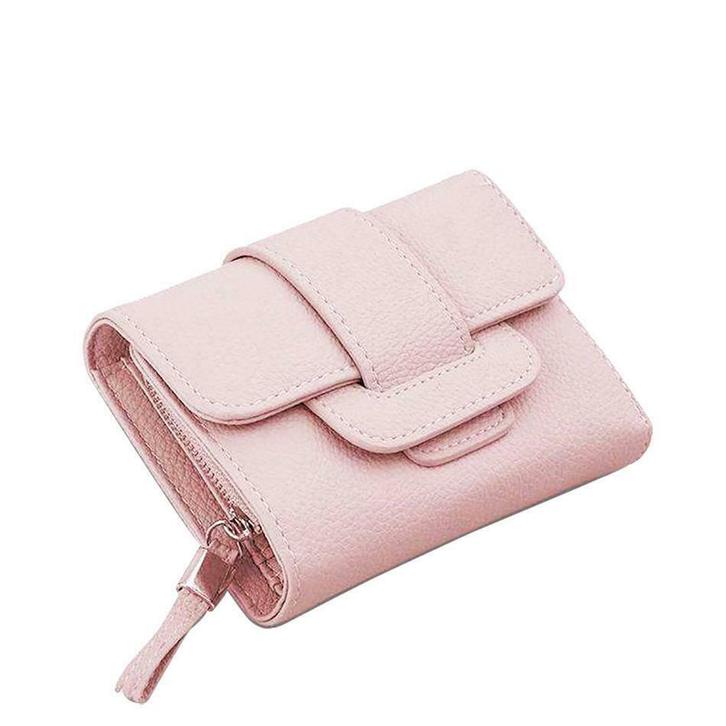 ZILOU Overslagportemonnee Met Rits - Elegant - Roze [TIP!], Sieraden, Tassen en Uiterlijk, Portemonnees, Roze, Nieuw, Overige merken