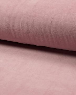 Nicky velours oud roze, Hobby en Vrije tijd, Stoffen en Lappen, Roze, Nieuw
