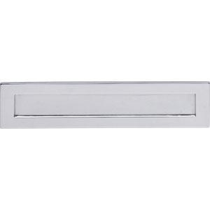 Intersteel Briefplaat met veer chroom, Tuin en Terras, Brievenbussen, Nieuw, Ophalen of Verzenden