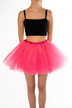 KIMU® Tutu Neon Roze Tule Rokje 98 104 110 116 UV Petticoat, Ophalen of Verzenden, Nieuw, Meisje