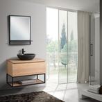 Badkamermeubel Casajoy Vermont 90x46x55cm Eiken, Ophalen of Verzenden, Nieuw, Bad