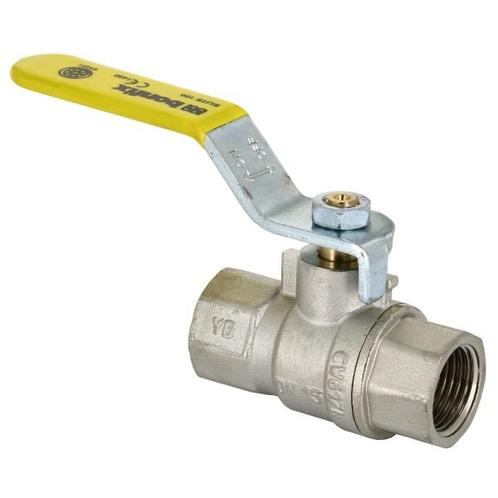 BONFIX Gaskraan draad verchroomd RP 1/2 x RP 1/2 met hendel, Doe-het-zelf en Verbouw, Buizen en Afvoer, Ophalen of Verzenden