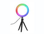 25cm Ringlamp / LED Ring Light RGB - Type: Q10, Nieuw, Verzenden