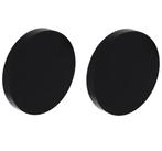 Intersteel 2 Afdekplaatjes ø55x8mm Aluminium Zwart, Ophalen of Verzenden, Nieuw