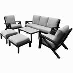 Fortaleza stoel bank loungeset 6 delig antraciet aluminium, Tuin en Terras, Ophalen of Verzenden, Nieuw, Aluminium