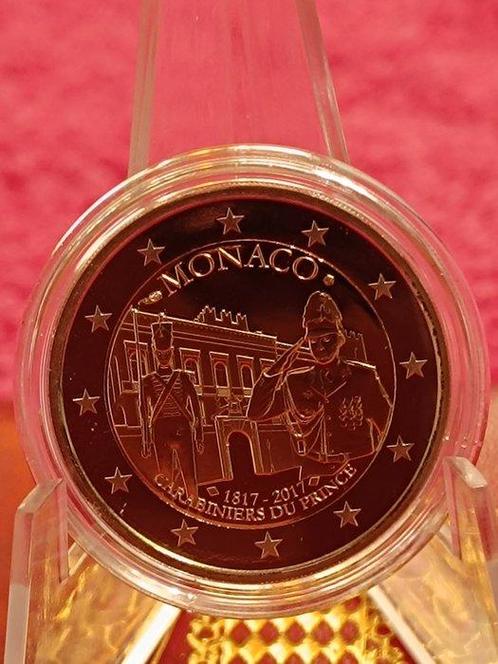 Monaco. 2 Euro 2017 Carabiniers Proof (Zonder, Postzegels en Munten, Munten | Europa | Euromunten