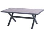 Hartman Canterbury tuintafel 186 antraciet, Nieuw, Aluminium, Eettafel, Tuinset