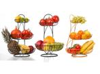 YNONA Fruitschaal - Keuze uit 3 fruitmanden-3 Laags - Zwart, Nieuw, Verzenden