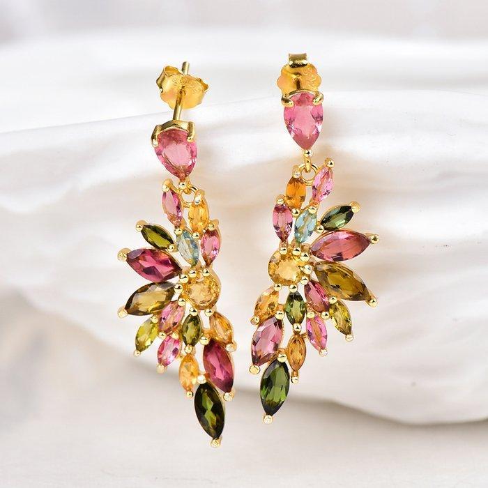 Zonder Minimumprijs - Oorbellen Zilver - Tourmaline -, Sieraden, Tassen en Uiterlijk, Oorbellen