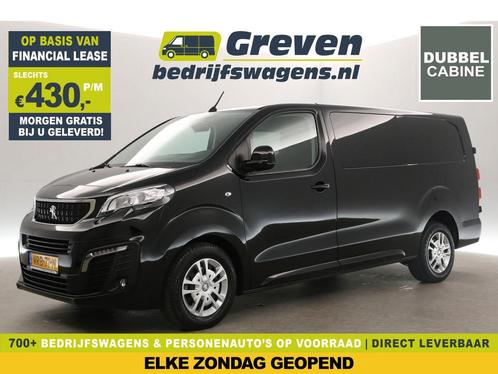 Peugeot Expert 2.0 BlueHDI L3H1 145PK DC Airco Camera €430pm, Auto's, Bestelauto's, Handgeschakeld, Diesel, Zwart, Peugeot, Verzenden