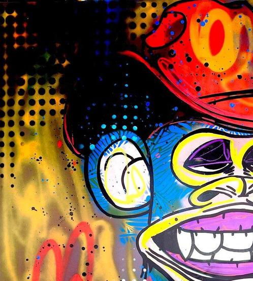 Moabit - Bored Ape & We Bros XL, Antiek en Kunst, Kunst | Schilderijen | Modern