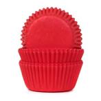 Cupcake Vormpjes HoM MINI Dieprood 35x23mm. 500st., Verzenden, Nieuw