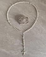 Rozenkrans (2) - .800 zilver - 1940-1950 - Rosario met