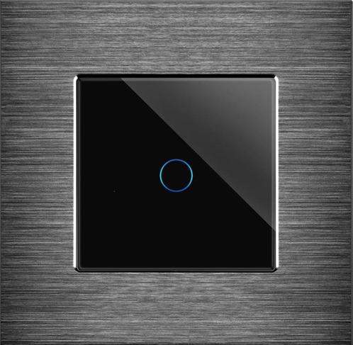 TOUCH SCHAKELAAR | ALUMINIUM | GOUD | AAN/UIT | WIFI + RF, Doe-het-zelf en Verbouw, Elektra en Kabels, Ophalen of Verzenden