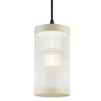 ACTIE: Kleine beige hanglamp met ingebouwde E27 fitting FOIR, Huis en Inrichting, Lampen | Hanglampen, Nieuw, Verzenden