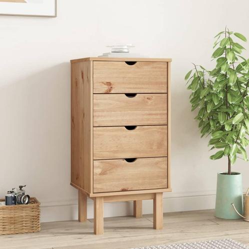 vidaXL Ladekast OTTA 45x39x90 cm massief grenenhout, Kinderen en Baby's, Kinderkamer | Commodes en Kasten, Nieuw, Verzenden