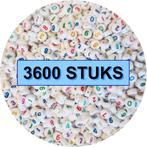 Fako Bijoux® - Cijferkralen Rond Bulk - Number Beads - Acryl, Verzenden, Nieuw