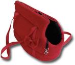 Compacte hondendraagtas voor kleine honden - rood - 36x19..., Dieren en Toebehoren, Ophalen of Verzenden, Nieuw