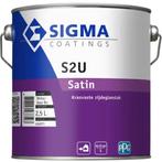 Sigma S2U Satin / Contour PU Satin RAL 7016 | Antracietgrijs, Doe-het-zelf en Verbouw, Verf, Beits en Lak, Nieuw, Verzenden