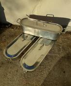 Pan (3) - Staal - Lot vispannen met inzet