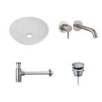 Sani Royal Solid Surface Waskomset Aquino rond Gun, Doe-het-zelf en Verbouw, Sanitair, Nieuw