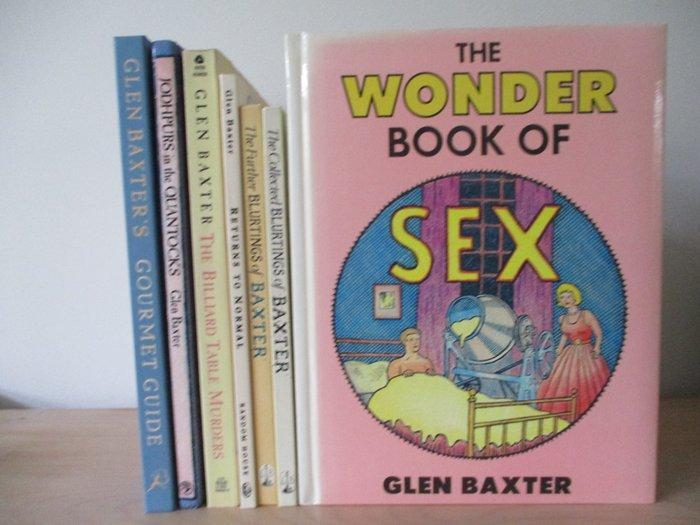 Glen Baxter - Humour - 7 Books by Glen Baxter - 1986, Antiek en Kunst, Antiek | Boeken en Bijbels