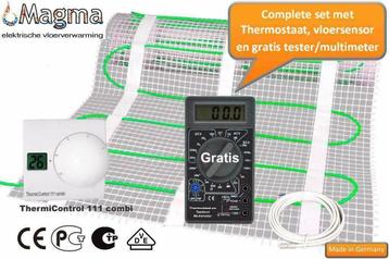 Elektrische vloerverwarming badkamer + LEVENSLANG Garantie. beschikbaar voor biedingen