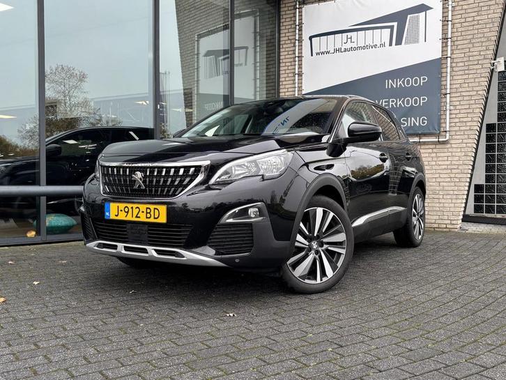 Zakelijke Lease |  Peugeot 3008 1.2 Blue*130PK*ECC*HAAK*NAVI, Auto's, Peugeot, Lease, Zwart, Automaat, SUV of Terreinwagen, Overige kleuren