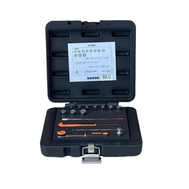 Bahco 6715MGS dopsleutelset 16 delig 1/4, Doe-het-zelf en Verbouw, Gereedschap | Handgereedschap, Ophalen of Verzenden