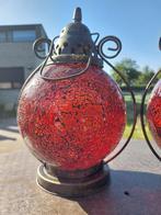 Lamp (2) - glas en metaal