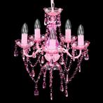 Kroonluchter Kristal Roze (Lampen, Interieur, Voor in Huis), Verzenden
