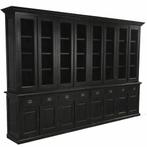 Buffetkast Dronten XL zwart 350cm, Ophalen of Verzenden, Nieuw