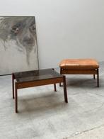 Lafer - Percival Lafer - Kruk (2) - MP-41 - Hout, leer, glas, Antiek en Kunst