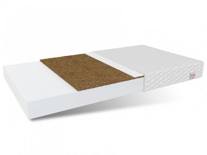 Opgemaakt Schuimmatras 80x140cm - Makkelijk te Vervoeren..., Huis en Inrichting, Slaapkamer | Matrassen en Bedbodems, Nieuw, Ophalen of Verzenden