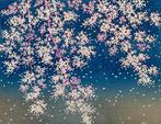 Sakura  (Cherry Blossoms - Blue) - NO RESERVE ! -, Antiek en Kunst