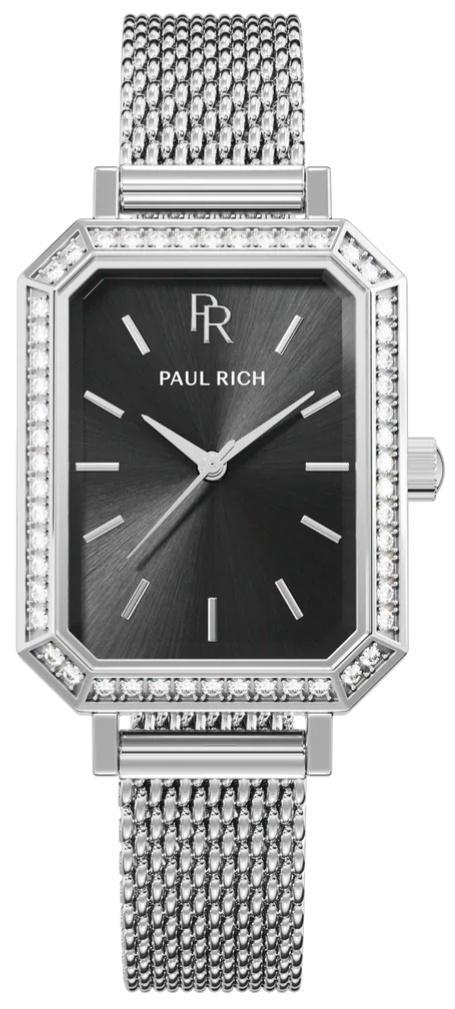 Paul Rich Icon Silver Black ICO04 dameshorloge, Sieraden, Tassen en Uiterlijk, Horloges | Dames, Polshorloge, Nieuw, Overige merken