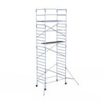 Tweedehands rolsteiger 135x250 8,2m werkhoogte, Doe-het-zelf en Verbouw, Steigers, Ophalen of Verzenden, Nieuw