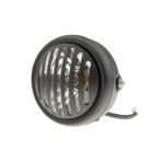 Koplamp rond 165mm halogeen 12V 35W mat zwart met rooster, Fietsen en Brommers, Ophalen of Verzenden, Nieuw