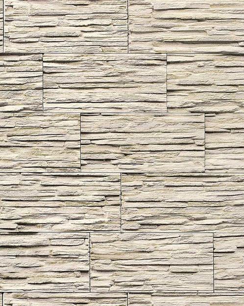 EDEM 1003-33 Steen behang glasvezel look steenoptiek, Huis en Inrichting, Stoffering | Behang, Verzenden