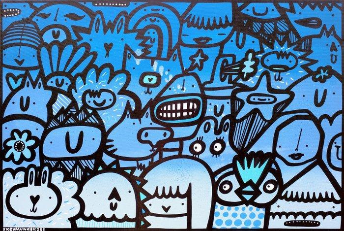 Kev Munday - Tidal Wave, Antiek en Kunst, Kunst | Schilderijen | Modern