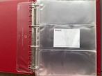België - 3 LEUCHTTURM albums met cassette en insteekbladen, Gestempeld