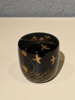 - Natsume - Zwarte gelakte theedoos (Natsume) met hoge,, Antiek en Kunst